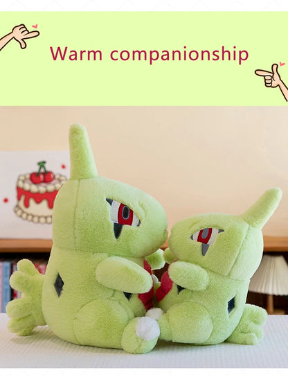 35/70cm Larvitar Pokemon Plush Toys Large Anime Doll Cute Pillow Giant Pokémon Plushie Tyranitar Stuffed Gift for Kids Christmas