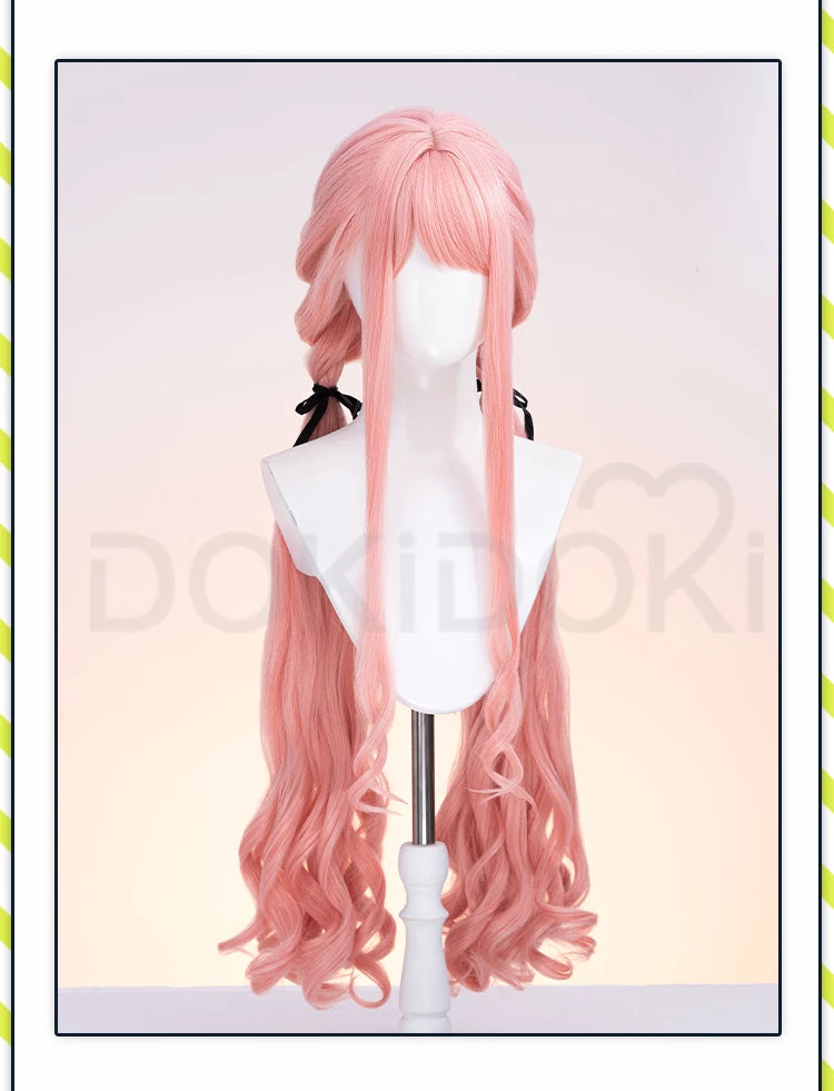 IN STOCK Nikki Cosplay Wig Game Infinity Nikki DokiDoki Women 80cm Long Pink Wig Nikki Cosplay Lolita Wig Free Cap