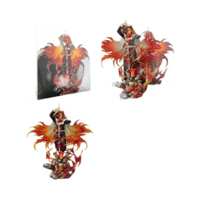 30cm Demon Slayer Anime Figure Rengoku Kyoujurou Figurine Flame Hashira Model Pvc Statue Desktop Collection Birthday Toys Gifts