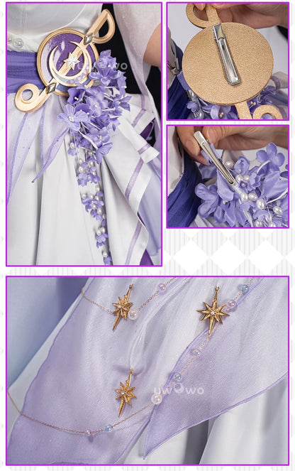 PRE SALE UWOWO Robin Cosplay Game Honkai Star Rail Fanart Robin Wisteria Gown Cosplay Costume Halloween Costume