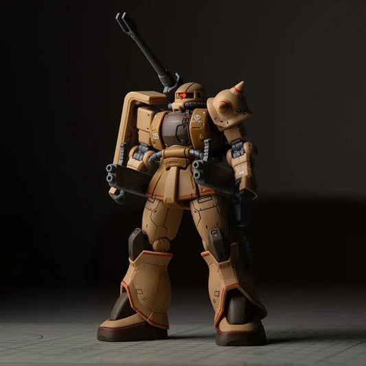 In Stock JMS Model Zaku Half Cannon HG 1/144 MS-06CK Assembly Model Kit Desert Colour Toy Action Figures Robot Mecha Kids Gifts