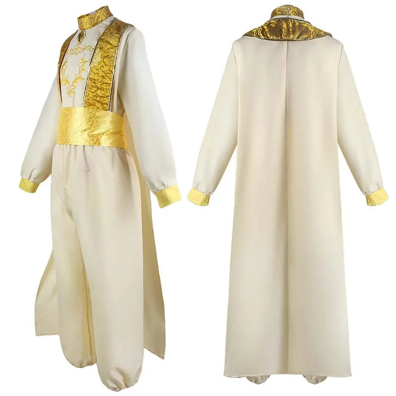 HOMCHEE TRENDS Arab Prince Cosplay Costume Adult Cotton Polyester Set