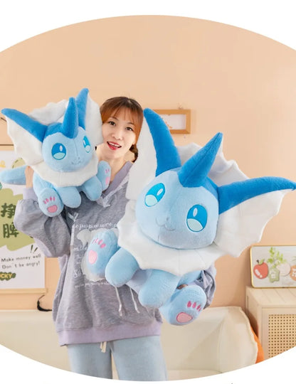 30-60CM Big Size Pokemon Plushies Vaporeon Kawaii Peluche Cartoon Anime Stuffed Animal Comfortable Soft Doll Children Toy Gift