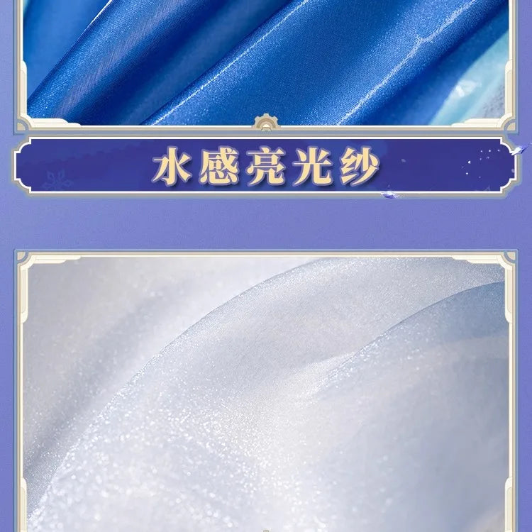 iCoser Genshin Impact Skirk Cosplay Costume Wig Dress New Skin Uniform Headwear Metal Props Halloween Party Women Girls Carnival