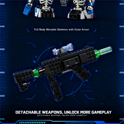 2025 STEM Building Blocks Kit, DIY Mecha Robot Model Educational Construction Toys for Kids Ages 8-12, Creative Birthday Gift