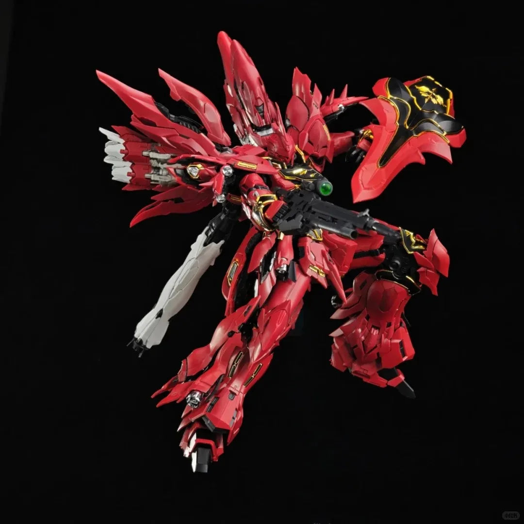 Comet Model 1/100 MG MSN-06S Sinanju Red/White GK Style Assembly Plastic Kit Action Figure Toy