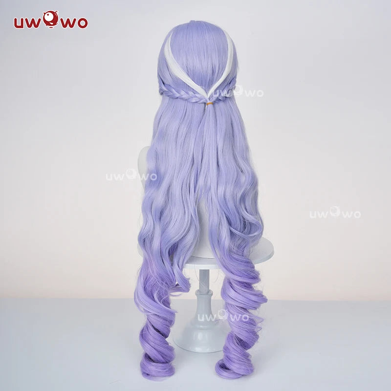 UWOWO Vivian Wig Game Zenless Zone Zero ZZZ Vivian Cosplay Wig Purple Hair Long Hair Halloween Wig