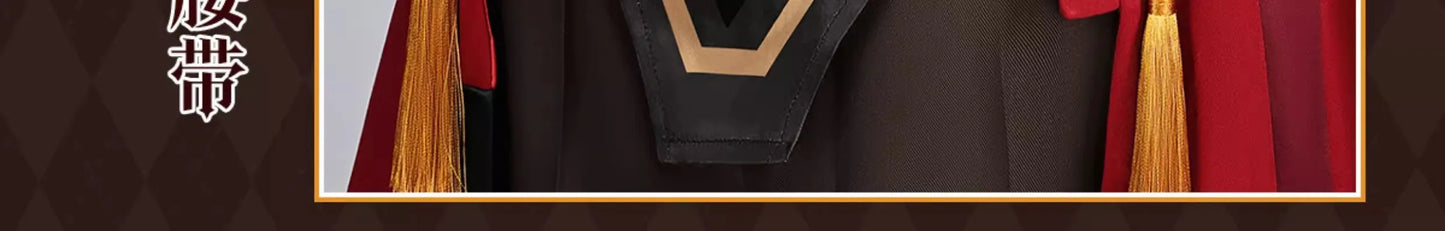 iCoser Honkai Star Rail Fate Archer Cosplay Costume Wig Uniform Red Coat Gloves Halloween Party for Women Girls Carnival Props