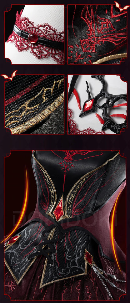 IN STOCK Abyss Lord Heroine Cosplay Costume Game Love and Deepspace【S-2XL】DokiDoki-R Women Qinche Sylus Halloween Plus Size