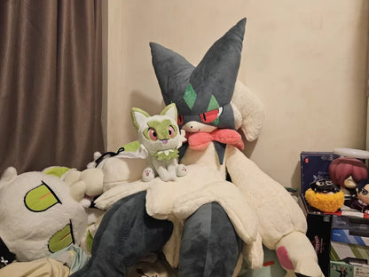 80/170cm Super Big Size Meowscarada Pokemon Anime Plush Stuffed Doll Kawaii Plushies Room Large Pillow Children's Holiday Gift