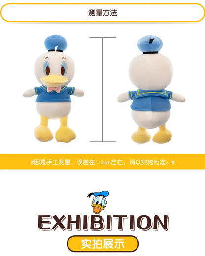 Disney Donald Duck Daisy Giant Plush Dolls Hot Toys Kawaii Soft Pillow Stuffed Animal Couple Dolls Birthday Xmas Gifts for Kids