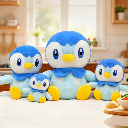 30/80cm Piplup Pokemon Large Plush Toys Anime Doll Cute Giant Pokémon Penguin Cartoon Stuffed Plushie Pillow Gift for Kid Xmas