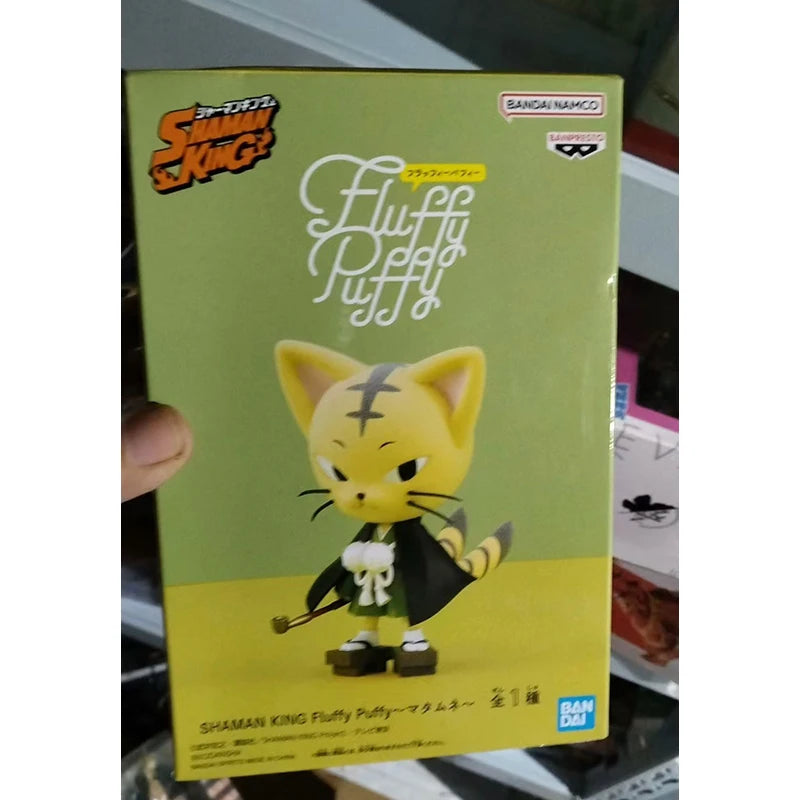 Bandai In Stock Shaman King Figure Yoh Asakura with Sword Standing Posture Anime Action Figure Model Boxed Toys Gift Genuine