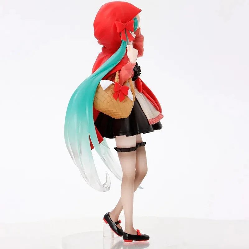 Bandai Hatsune Miku Wonderland Little Red Riding Hood 18CM PVC Model