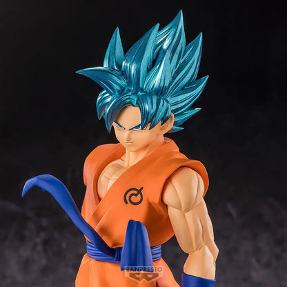 Banpresto Blood of Saiyans Son Goku 18cm PVC Figure - 1-Son Blue Hair