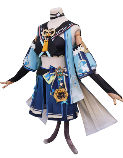 Kirara Cosplay Costume Wig Genshin Impact Game Uniform Outfit Headwear Tail Cat Upon The Eaves Vision Inazuma Party for Women