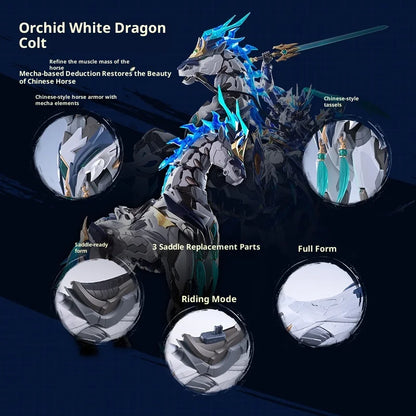 1/100 Motor Nuclear MNP-XH05A Zhao Yun Alloy Skeleton Super Mobile Guochuang Assembled Mech Model with Mount Room