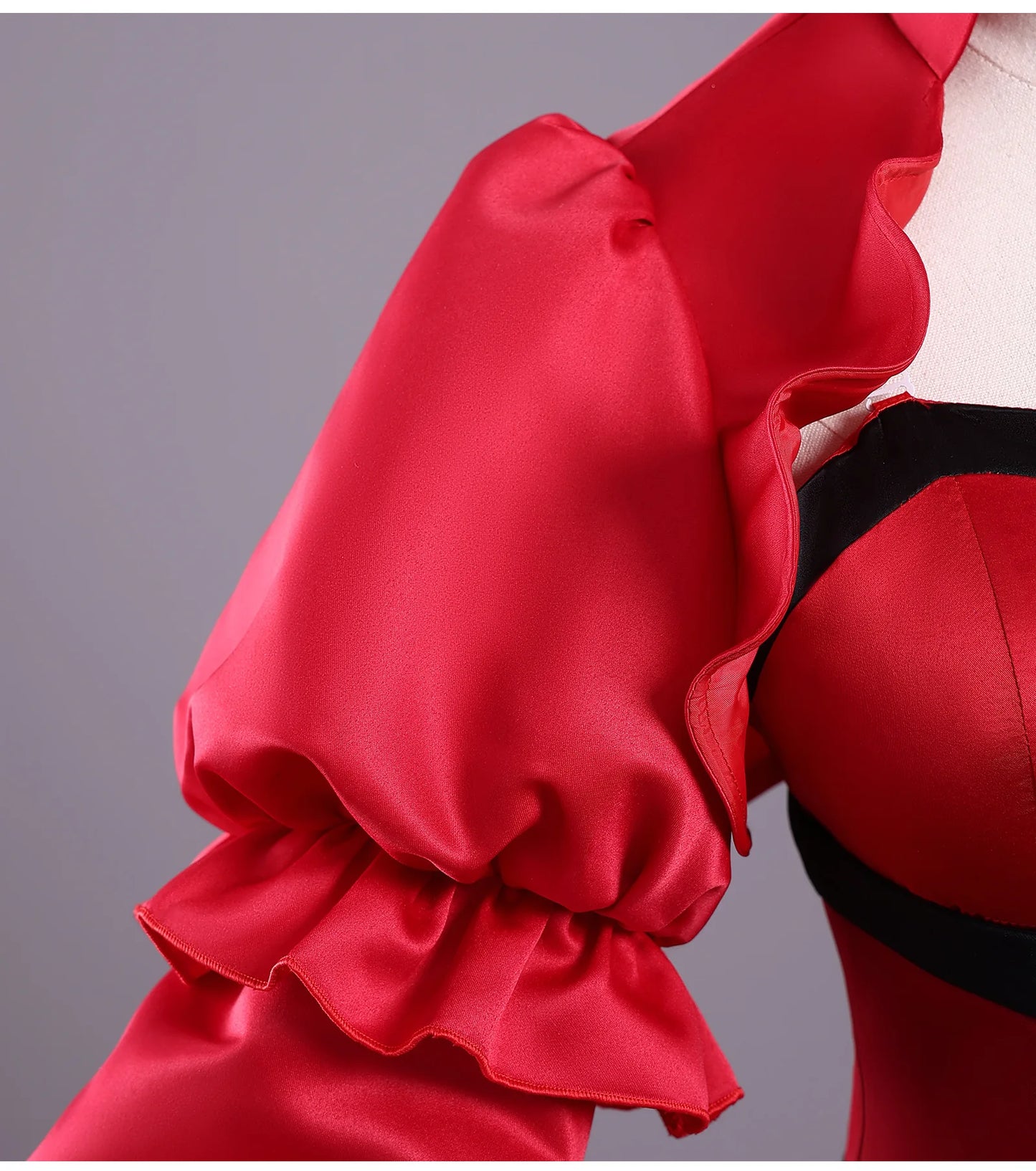 Anime The Holy Grail of Eris Scarlett Castiel Cosplay Costume Dress Headwear Earrings Halloween Party Women Girls Carnival Props