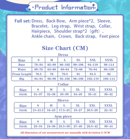 LAST BATCH UWOWO Genshin Impact Fanart Focalors Lily of the Valley Balll Gownn Dress Cosplay Costume