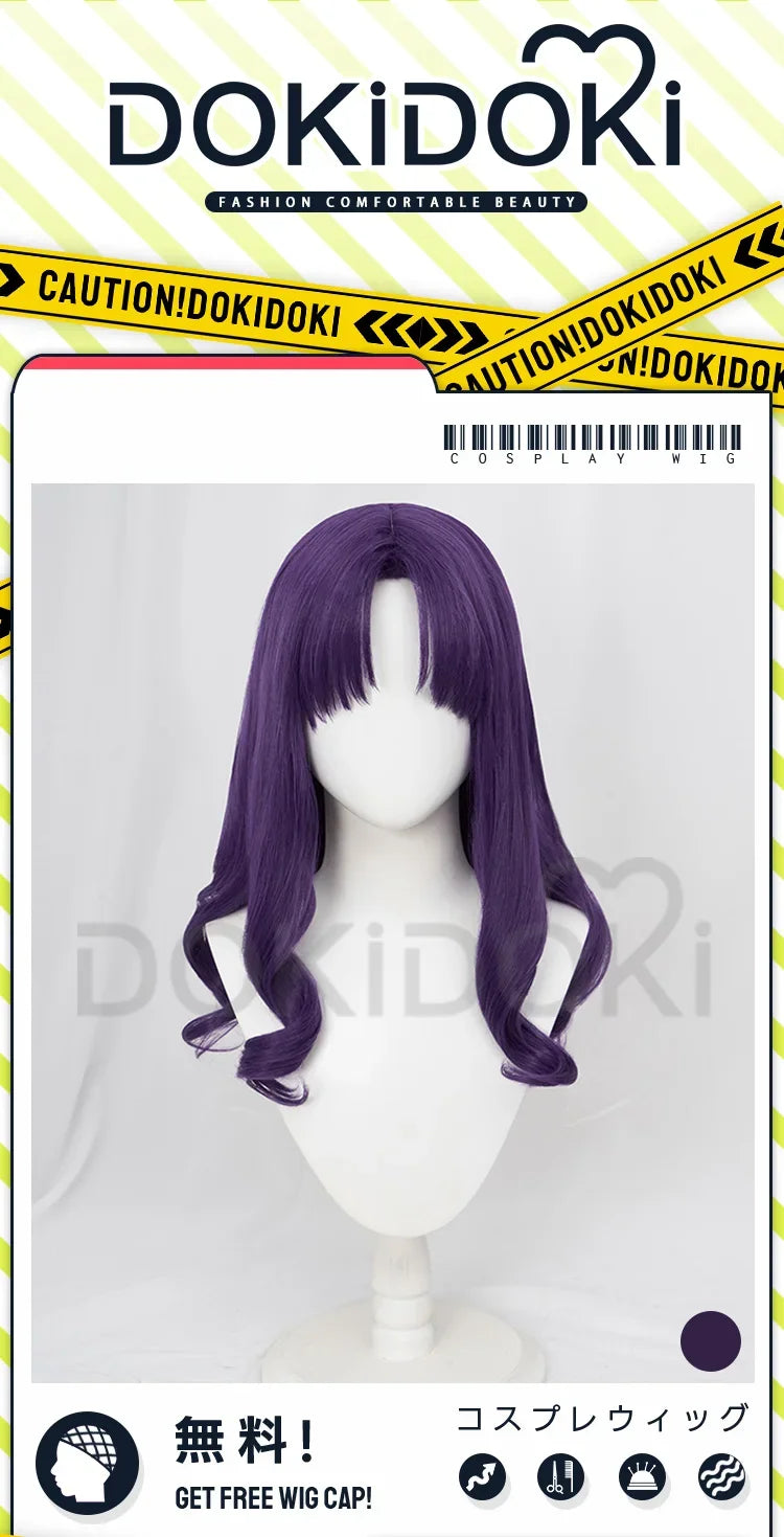 IN STOCK Katsuragii Misatoo Cosplay Costume Anime Cosplay Custome DokiDoki-R Women Wig Katsuragii Misatoo Costume Halloween