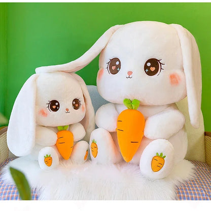 Radish Rabbit Doll Plush Toy Cute Doll Soft Stuffed Animal Sleeping Pillow Cushion Christmas Gifts for Kids and Girls