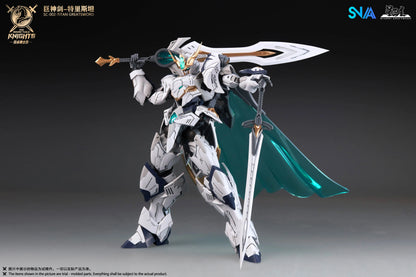 Original SNAA SC-002-Titan Greatsword 1/144 The Round Table Knights Assembly Model Kit Action Figure Plastic Model Toy Robot