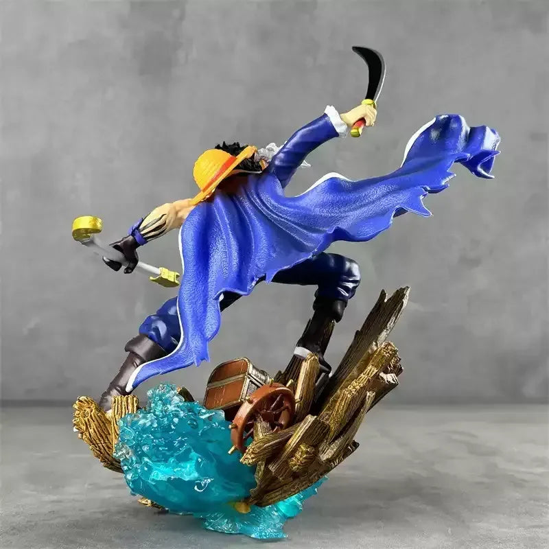 One Piece Luffy Anime Figure Peripheral Pvc Model Scene Statue Desktop Decoration Ornaments Kids Birthday Gifts Toys Figure 29cm