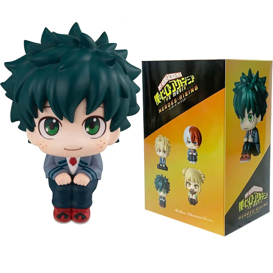My Hero Academia Chibi PVC Figurines Tomura Shigaraki Izuku Midoriya Katsuki Bakugo Collectible Toy Model - with box
