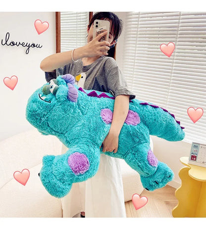 130cm Big Size Disney James P. Sullivan Cartoon Anime Plush Stuffed Doll Room Plushies Pillow Ornaments Children's Holiday Gifts