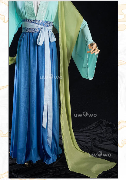 IN STOCK UWOWO Maomao Cosplay Anime The Apothecaryy Diariess Maomao Frog Green Hanfu Style Hunt Cosplay Costume New suit