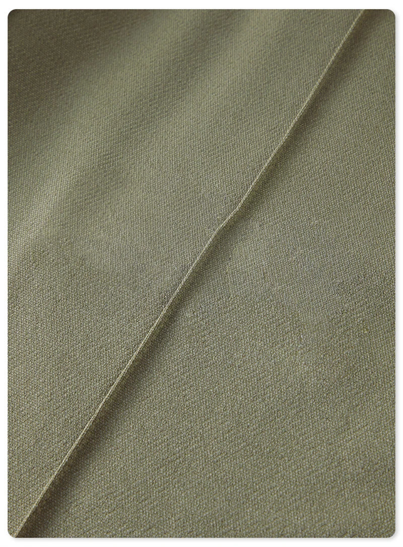 ZODF Spring Summer 275GSM Basic Side Webbing Trousers For Men Unisex American Retro Casual Sports Straight Pants HY0540