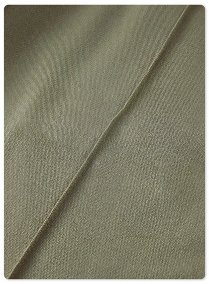 ZODF Spring Summer 275GSM Basic Side Webbing Trousers For Men Unisex American Retro Casual Sports Straight Pants HY0540