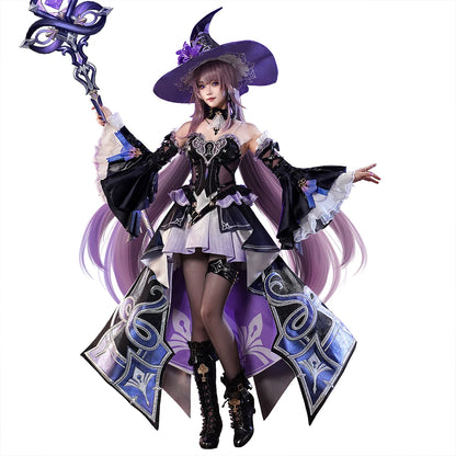 IN STOCK The Herta Cosplay Costume Game Honkai: Star Rail DokiDoki-SR HSR Women Cosplay The Herta Halloween Costume Wig