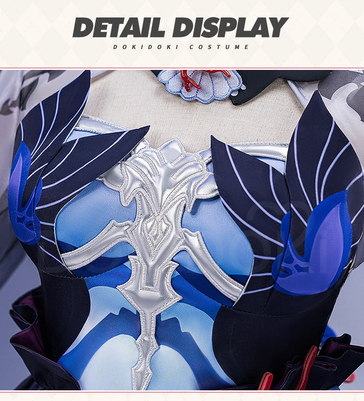 IN STOCK Hysilens Cosplay Costume Game Honkai: Star Rail DokiDoki-N HSR Women Dress Helektra Halloween Cosplay