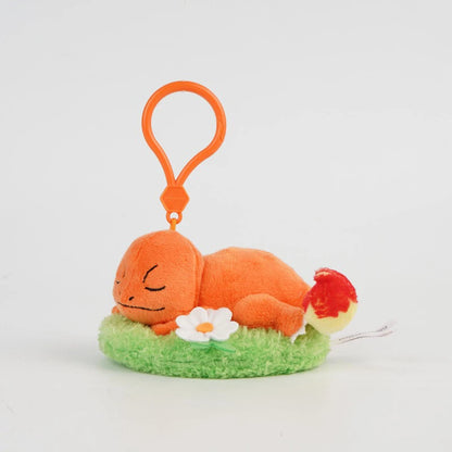 Animal Pokemon Pikachu Eevee Bulbasaur Charmander Jigglypuff Squirtle Kawaii Plush Toys Pendant Keyring Keychain Birthday Gifts