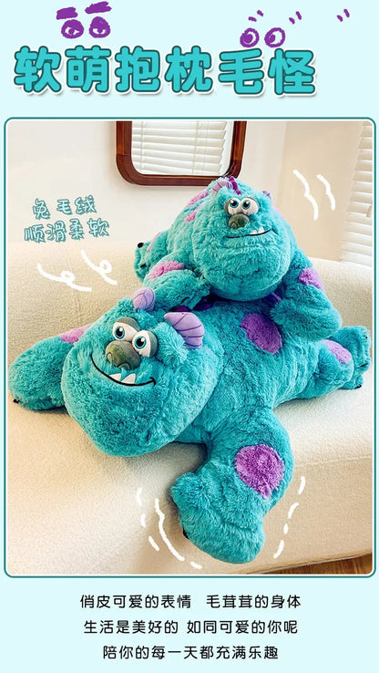 130cm Big Size Disney James P. Sullivan Cartoon Anime Plush Stuffed Doll Room Plushies Pillow Ornaments Children's Holiday Gifts