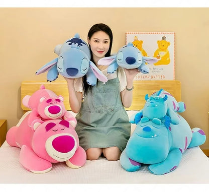 45-100CM Disney Lilo & Stitch Plush Toy Cute Monster Sullivan Stuffed Doll Anime Lotso Pillow Collection Souvenir Birthday Gift