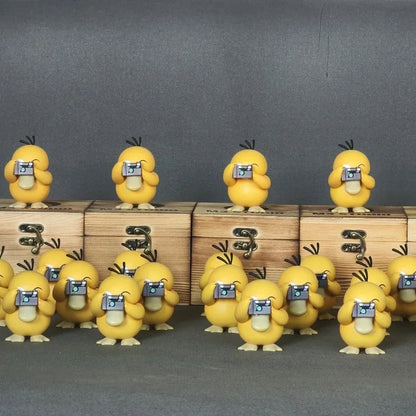 10cm Pokemon Psyduck Anime Action Figure Toys Kawaii Figurine Cartoon Model Car Ornament Statue Decoration Toys Birthday Gift