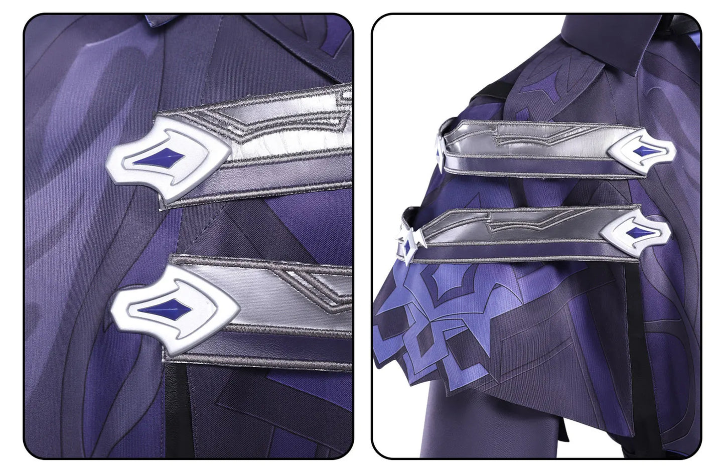 Genshin Impact Kyryll Chudomirovich Flins Cosplay Costume Wig Uniform Halloween Party for Women Men Carnival Role Play Outfit