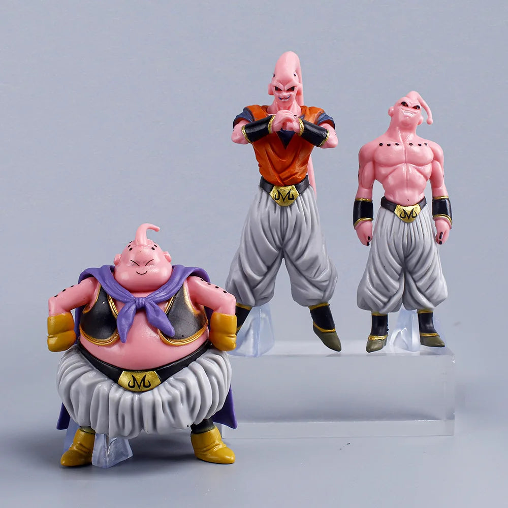 8pcs Dragon Ball Z Majin Buu PVC Action Figure Set Anime Model Toys for Adults and Kids - 8Pcs 1set