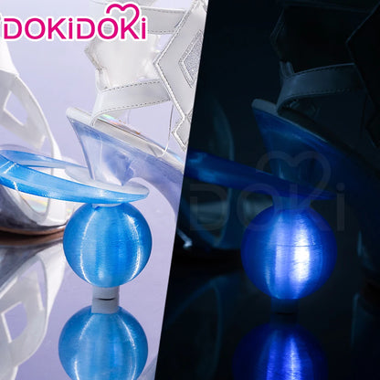 IN STOCK Columbina Luminous Shoes Cosplay Game Genshin Impact Cosplay DokiDoki Fatui Women High Heel Shoes Columbina Cosplay
