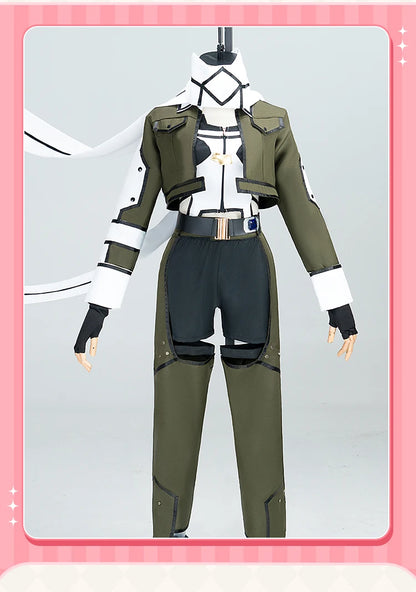 Asada Shino Cosplay Costume Anime Sword Art Online Cosplay SAO【S-2XL】DokiDoki-N Shino Asada Cosplay Women Costume Plus Size