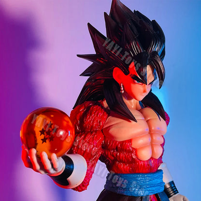 29cm Anime Dragon Ball Gogeta Ssj4 Figure Super Saiyan 4 Son Goku Vegeta Figurine PVC Action Figures Model Toy for Children Gift