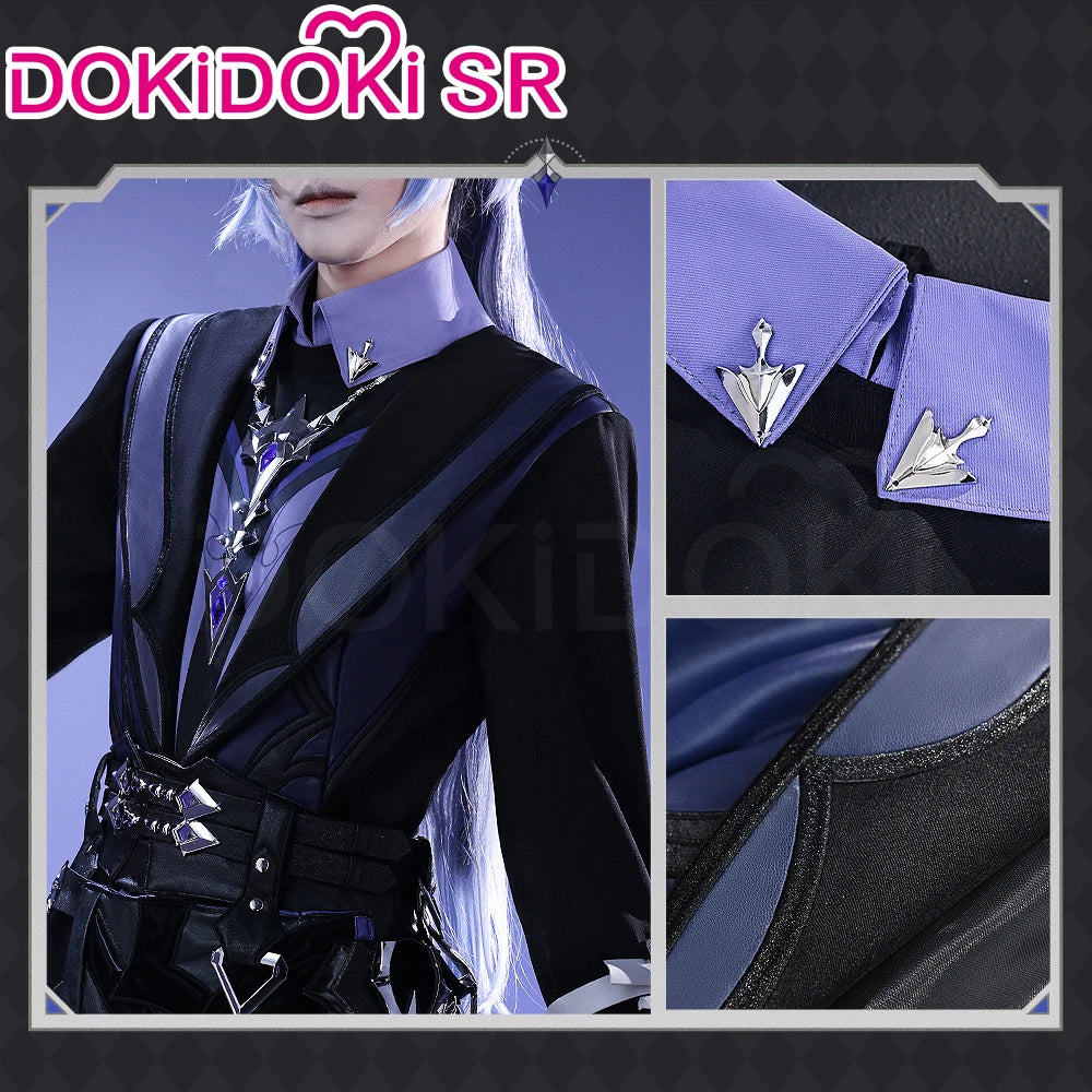 Flins Cosplay Costume Game Genshin Impact【S-3XL】DokiDoki-SR Kyrll Chudomirovich Flins Cosplay Men Halloween Costume Plus Size