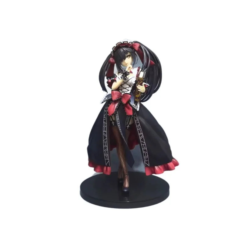Date A Live Tokisaki Kurumi Shiguretei Nightmare Dress Standing Pose Anime Figure Boxed Collectible Model Decoration Ornament