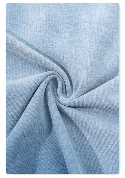 ZODF Summer High Street Printing T-Shirts For Men Unisex Retro Washed 250gsm Ripped Cotton T Shirt Brand Tops HY0858