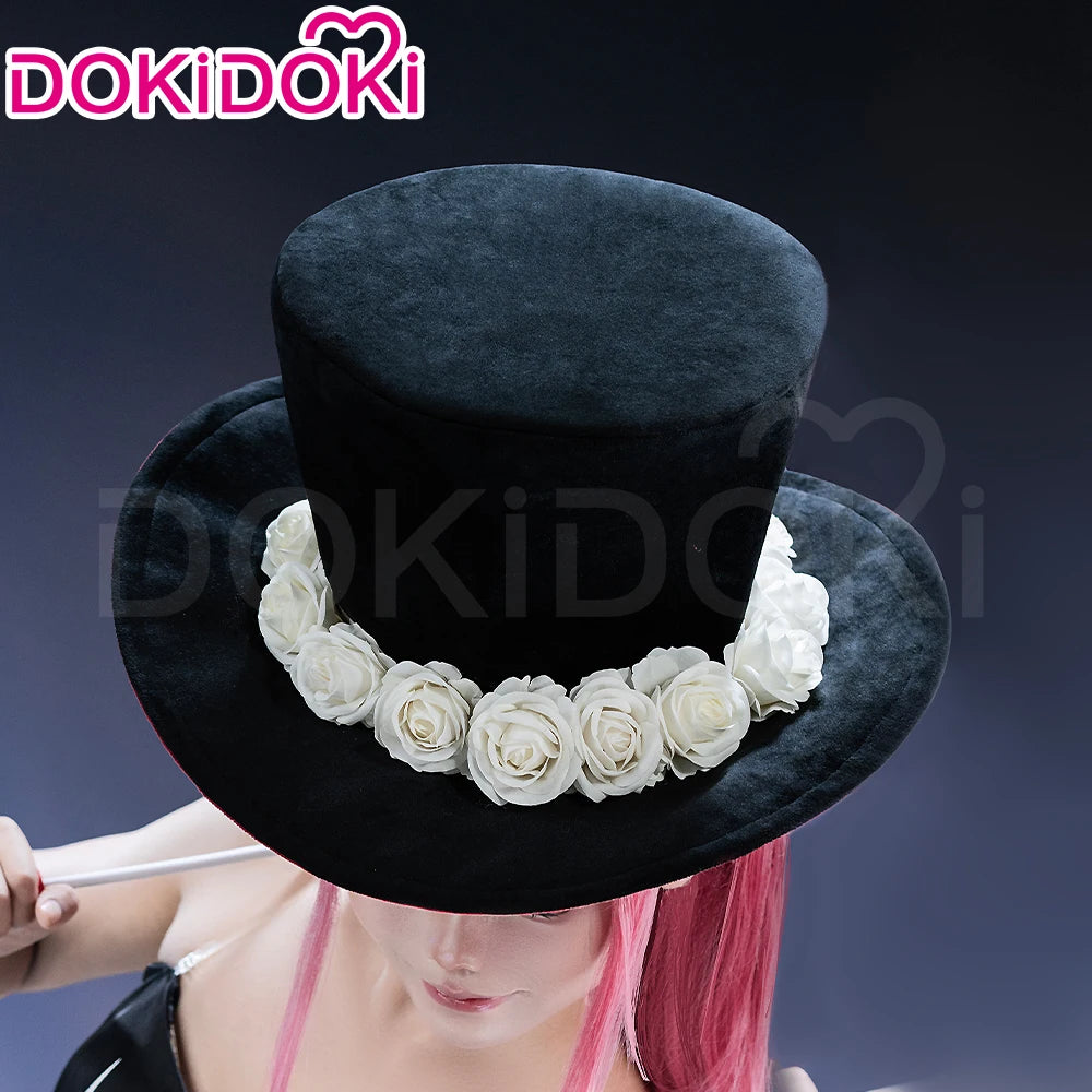Peronaa Cosplay Costume【S-3XL】DokiDoki-SR Women Cute Dress Ghost Princess Cosplay Hat Umbrella Plus Size