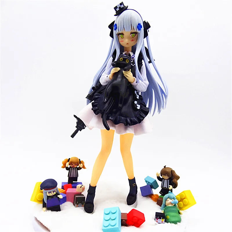 Girls Frontline Anime HK416 Black Cat's Gift Version Action Figure Cute Girl Figurine Collection Statue Model Ornament Toys Gift