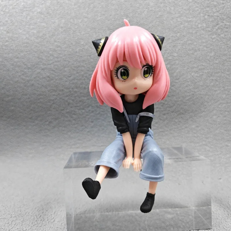 Manga Spy Family Action Figure Sport Student Forger Anya Model Cute Football Figurine Toy PVC Collectible Ornament Birthday Gift