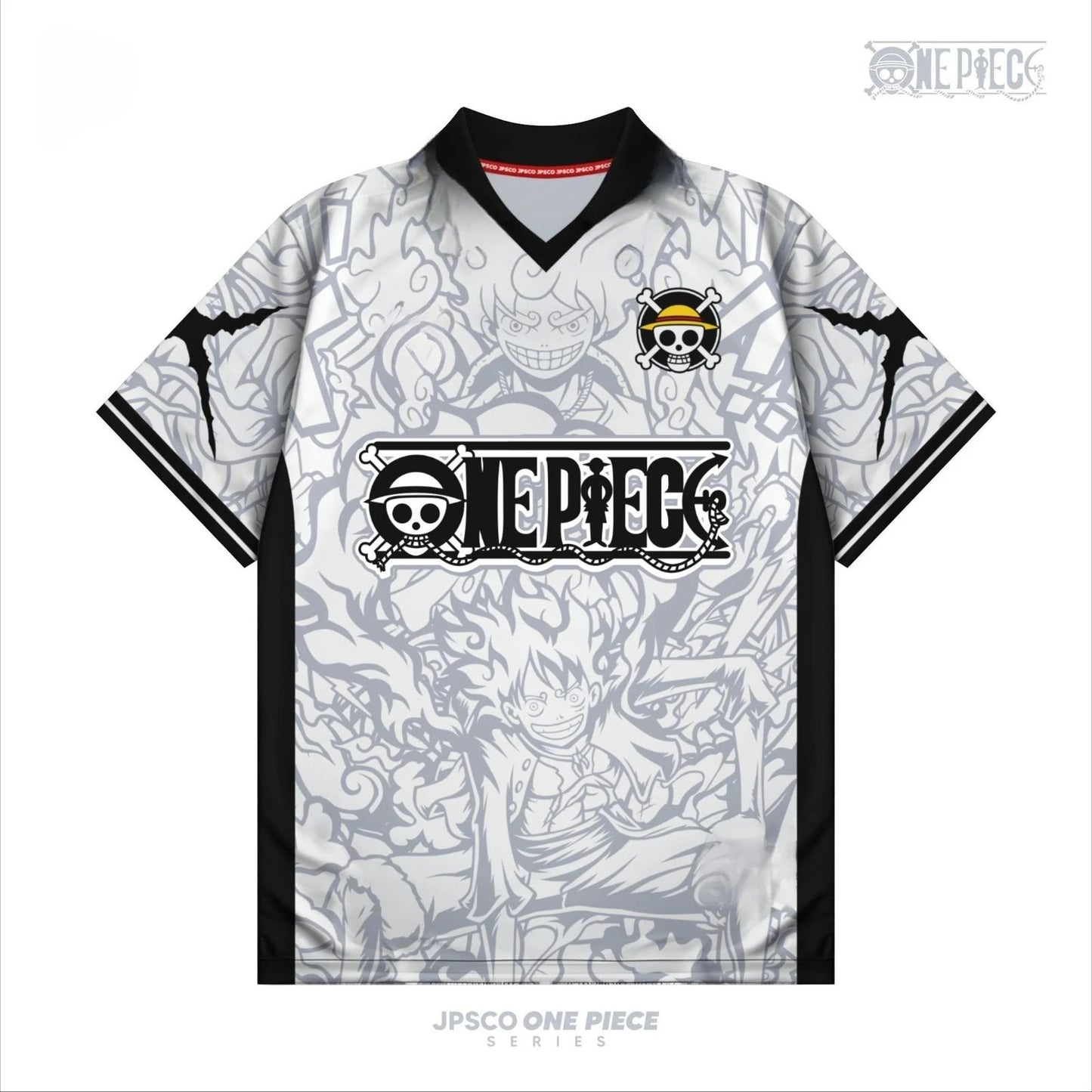 Fashion Vintage Retro Full Printing T-shirt Series Anime One Piece Anime Y2k Korean Style Kpop Baseball Hockey Unisex Tops Tees
